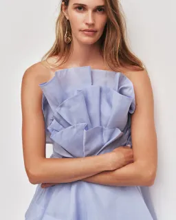 AJE | Selestia Gown | Pale Blue | Size 8 for rent on The Volte - image 3