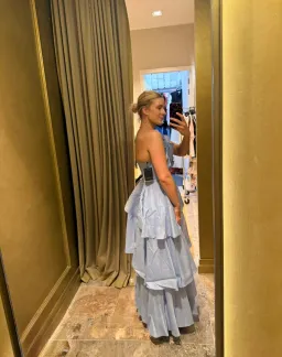 AJE | Selestia Gown | Pale Blue | Size 8 for rent on The Volte - image 5