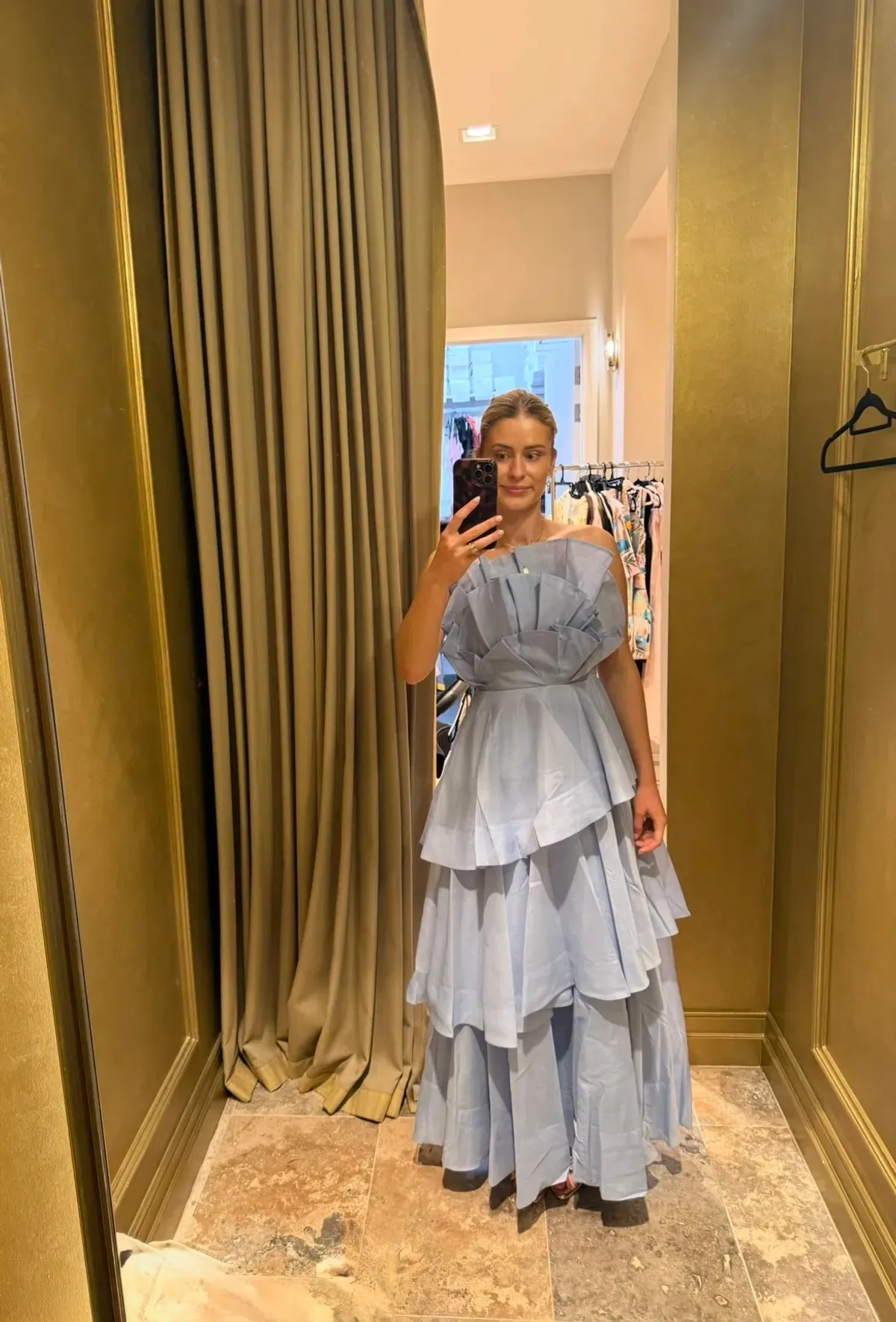 AJE | Selestia Gown | Pale Blue | Size 8 - Image 4