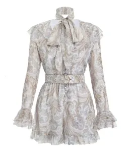 Zimmermann Luminous Paisley Silk Playsuit Size 0 / AU 8 for rent on The Volte - image 7