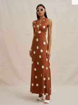 By Johnny PALOMA POLKA ANKLE DRESS Size 8 for rent on The Volte - image 1