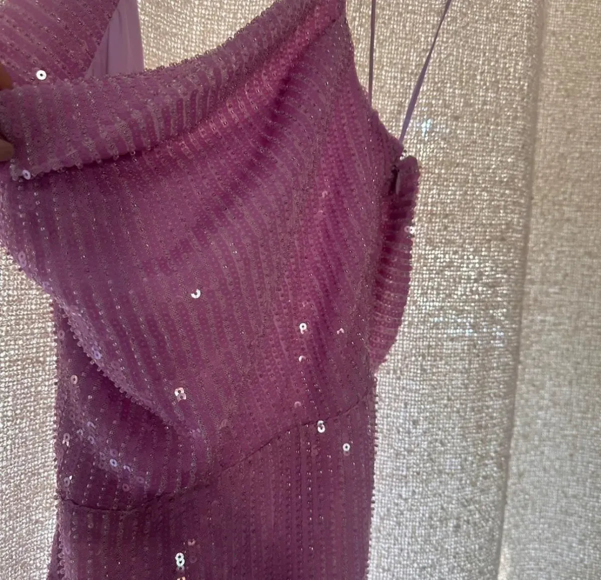 Misha Devon Dress Lilac Sequin - Image 3