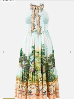 Camilla Ruffle Hem Halter Dress Arches Of Amor size 3XL for rent on The Volte - image 8