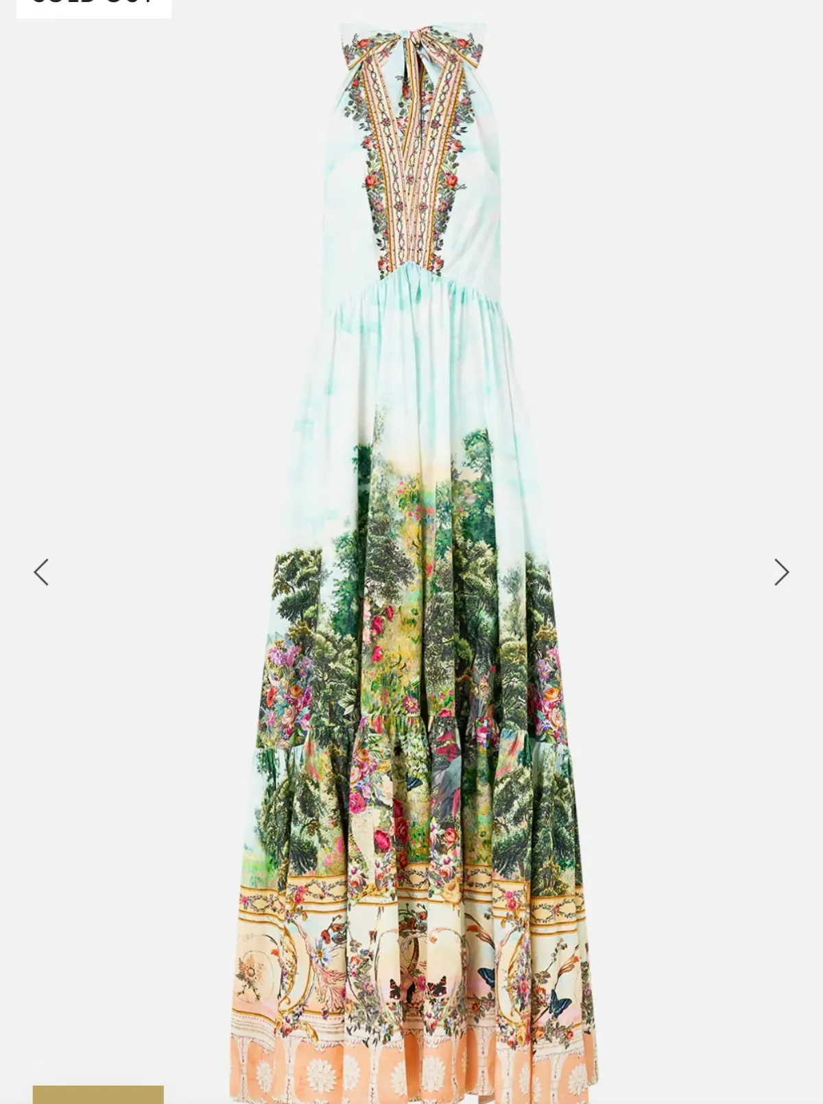 Camilla Ruffle Hem Halter Dress Arches Of Amor size 3XL - Image 3