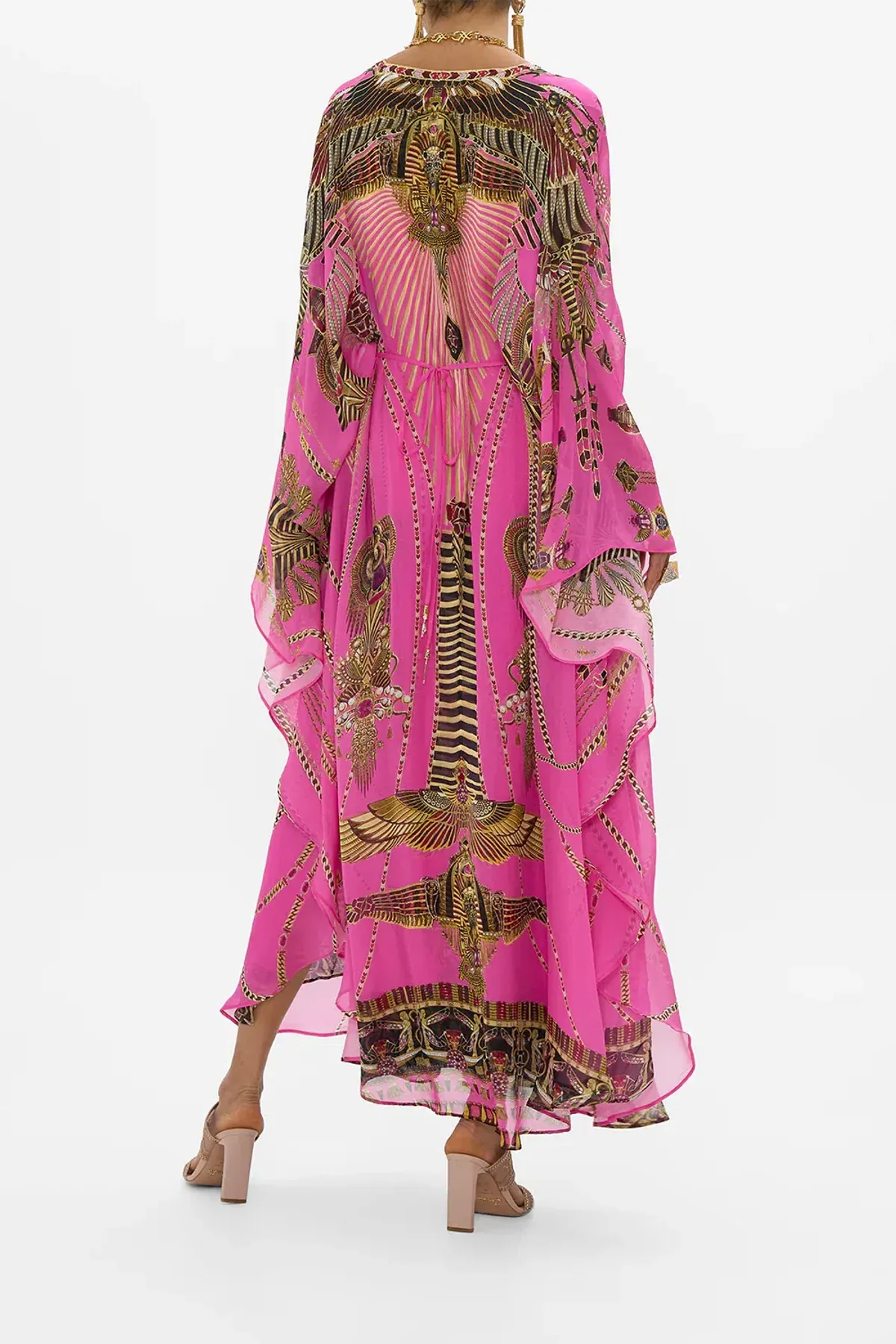 Camilla Long Kaftan With Waist Detail Song Of The Scarab size O/S - Image 2