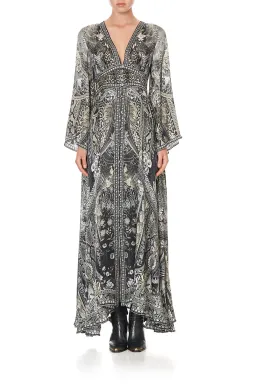 Camilla Kimono Sleeve Dress With Shirring Detail One Tribe size 3XL for rent on The Volte - image 10