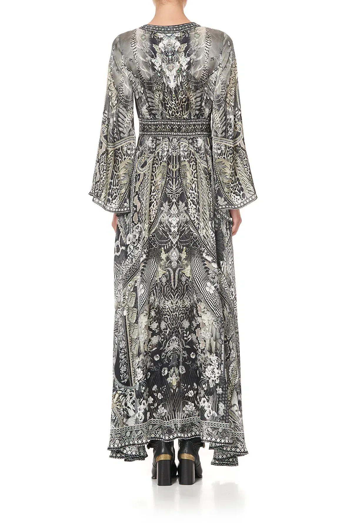 Camilla Kimono Sleeve Dress With Shirring Detail One Tribe size 3XL - Image 12