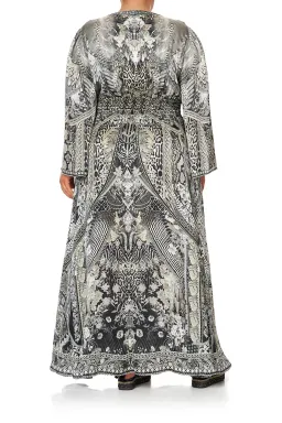Camilla Kimono Sleeve Dress With Shirring Detail One Tribe size 3XL for rent on The Volte - image 2