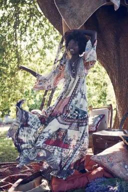 Camilla Gathered Panel Dress Violet City size XXL for rent on The Volte - image 2