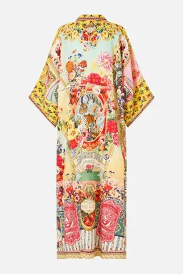 Camilla Deep V Kaftan With Cut-Out Detail Aromatic Tiger Flower size XL/XXL for rent on The Volte - image 7