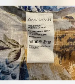 Zimmerman Alaine cut out mini dress size 0  for rent on The Volte - image 5