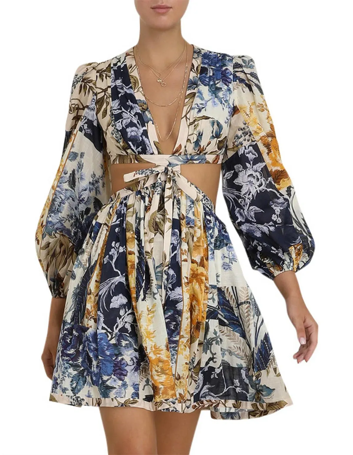 Zimmerman Alaine cut out mini dress size 0  - Image 1