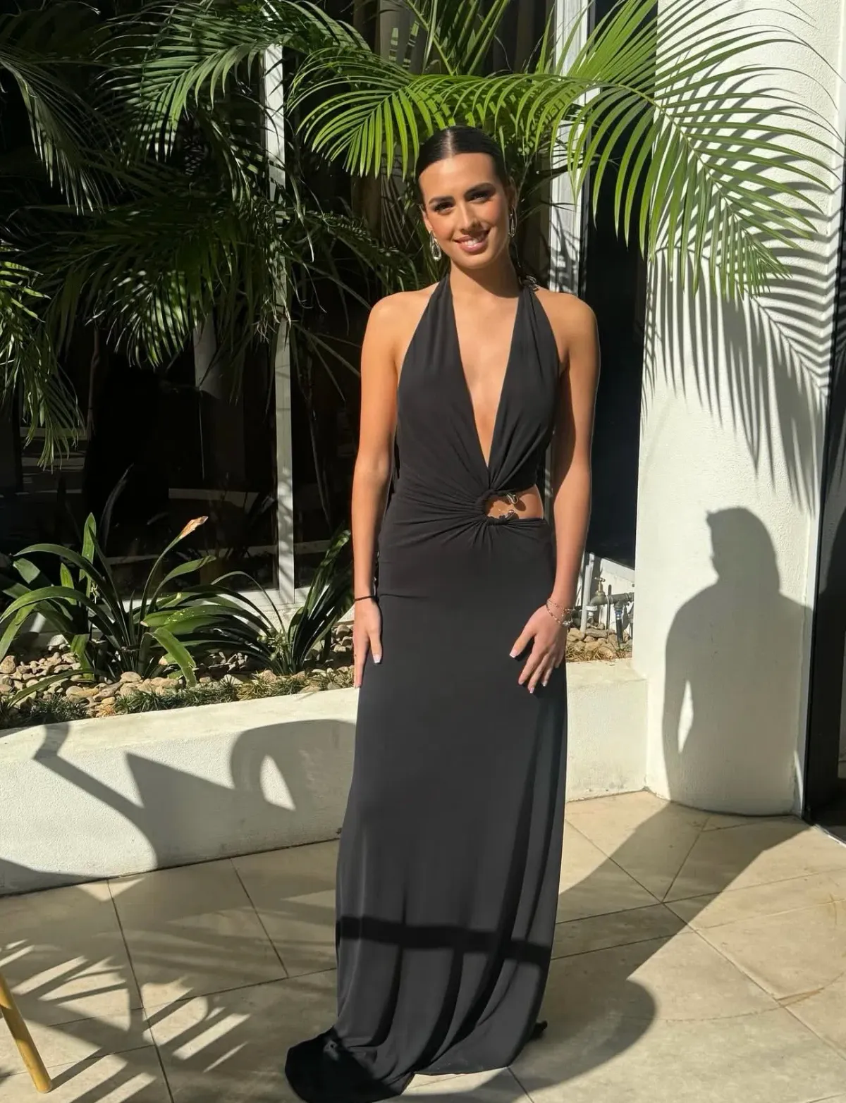 Misha Devon CUPRO maxi dress size 8 - Image 1