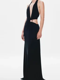 Misha Devon CUPRO maxi dress size 8 for rent on The Volte - image 2