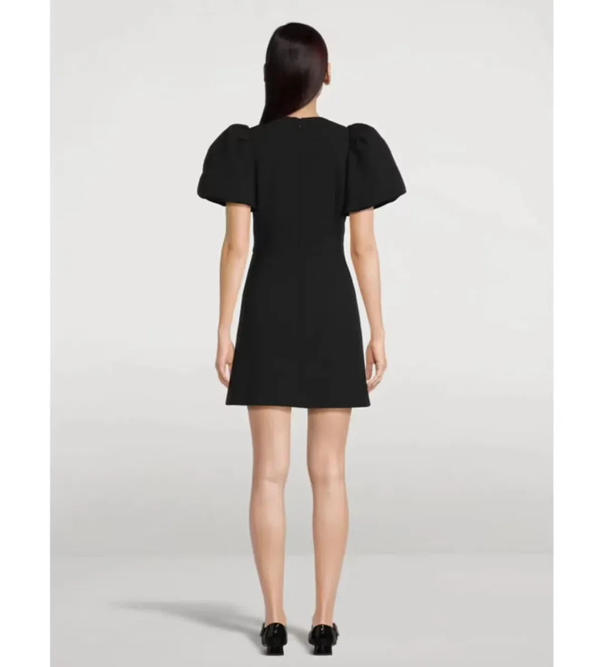 Rebecca Vallance Yvonne Bow Mini Dress Black Size 10 - Image 4
