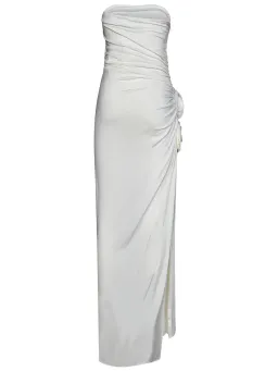 Magda Butrym White Strapless Maxi Dress for rent on The Volte - image 6