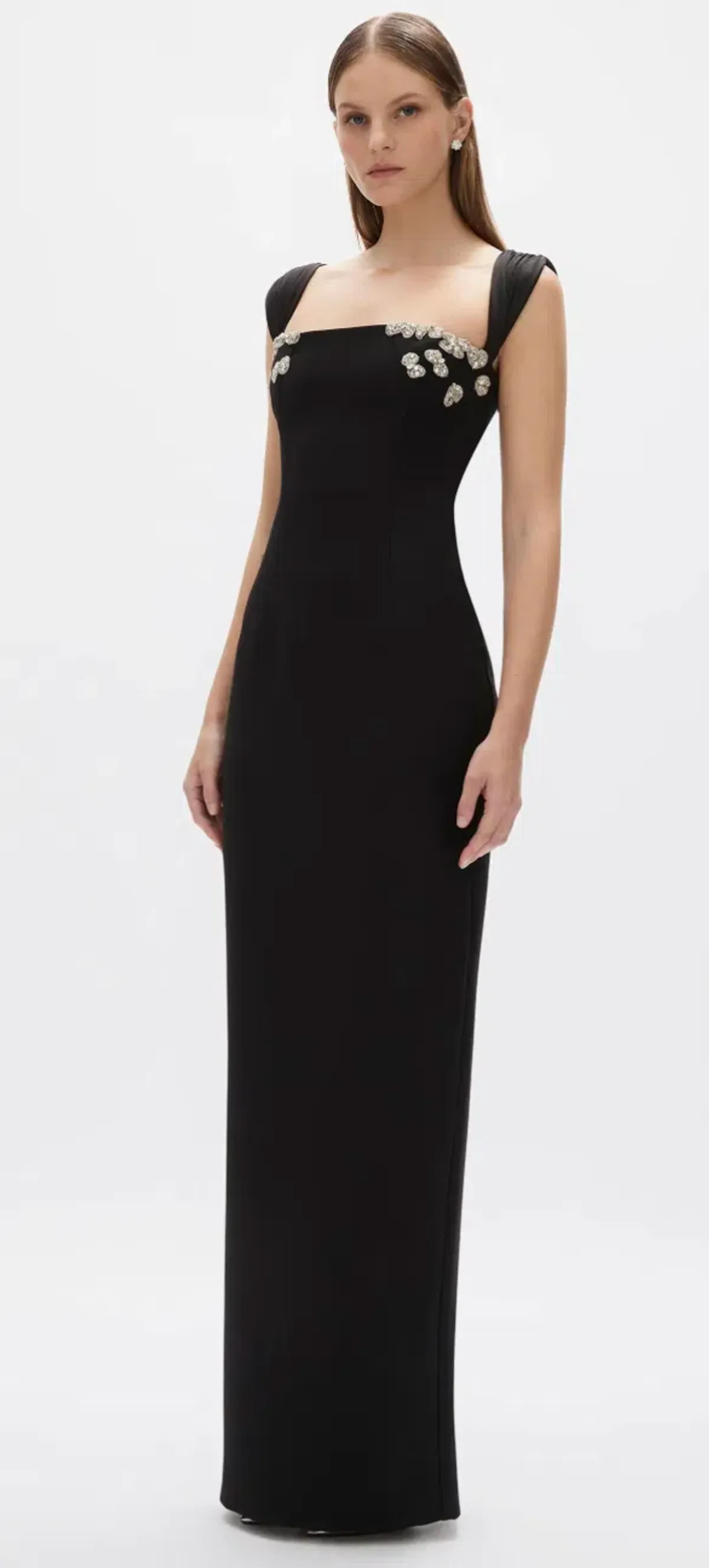 RACHEL GILBERT MALIA GOWN IN BLACK AU 12 - Image 1