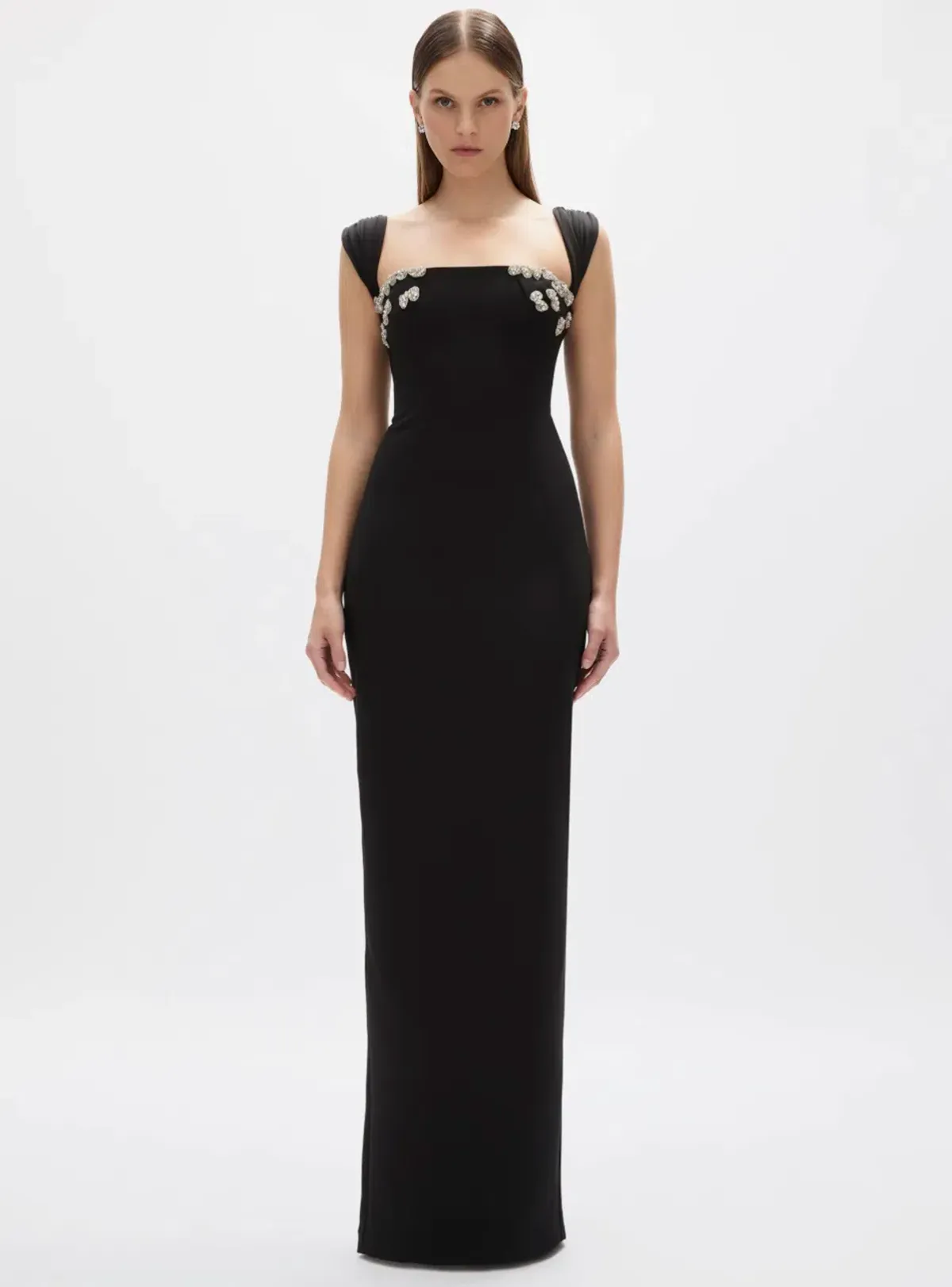 RACHEL GILBERT MALIA GOWN IN BLACK AU 12 - Image 2