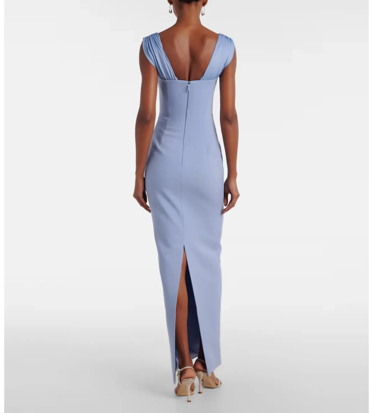 Rachel Gilbert Malia Gown with Crystal Embellishments in Blue AU6  - Image 2