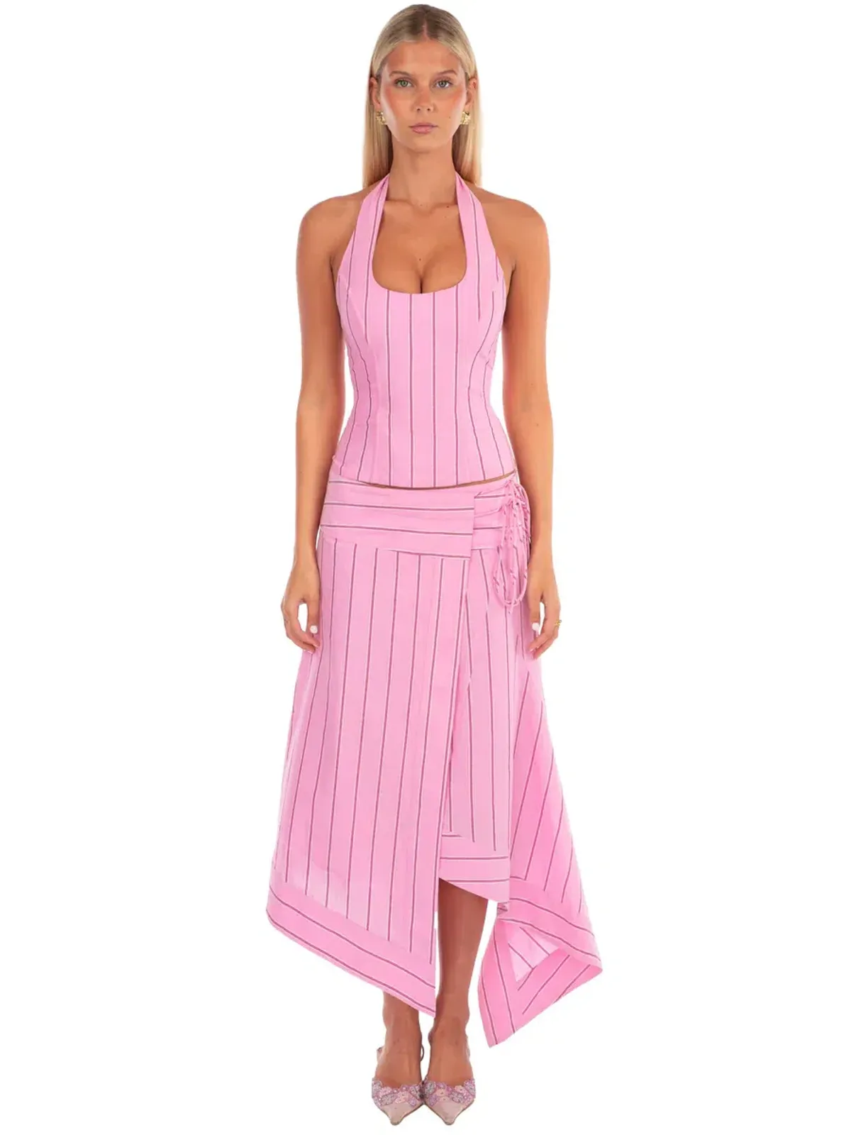 I am delilah, Sabrina Corset & skirt, Pink, Size 8 - Image 1