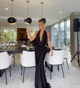 Rat & Boa Donyale Gown LONG Size S  for rent on The Volte - image 1