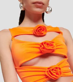 Giuseppe Di Morabito Rosette Cutout Body-con Mini – Size 8 for rent on The Volte - image 2