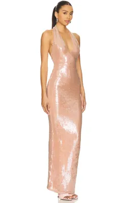 Nookie Siren Gown | Pink | Size S (AU 8) for rent on The Volte - image 1