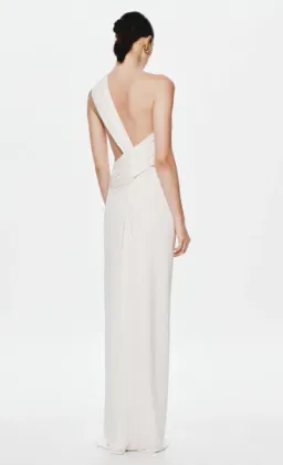 The Solstice Cupro Maxi Dress in Ivory - M for rent on The Volte - image 2