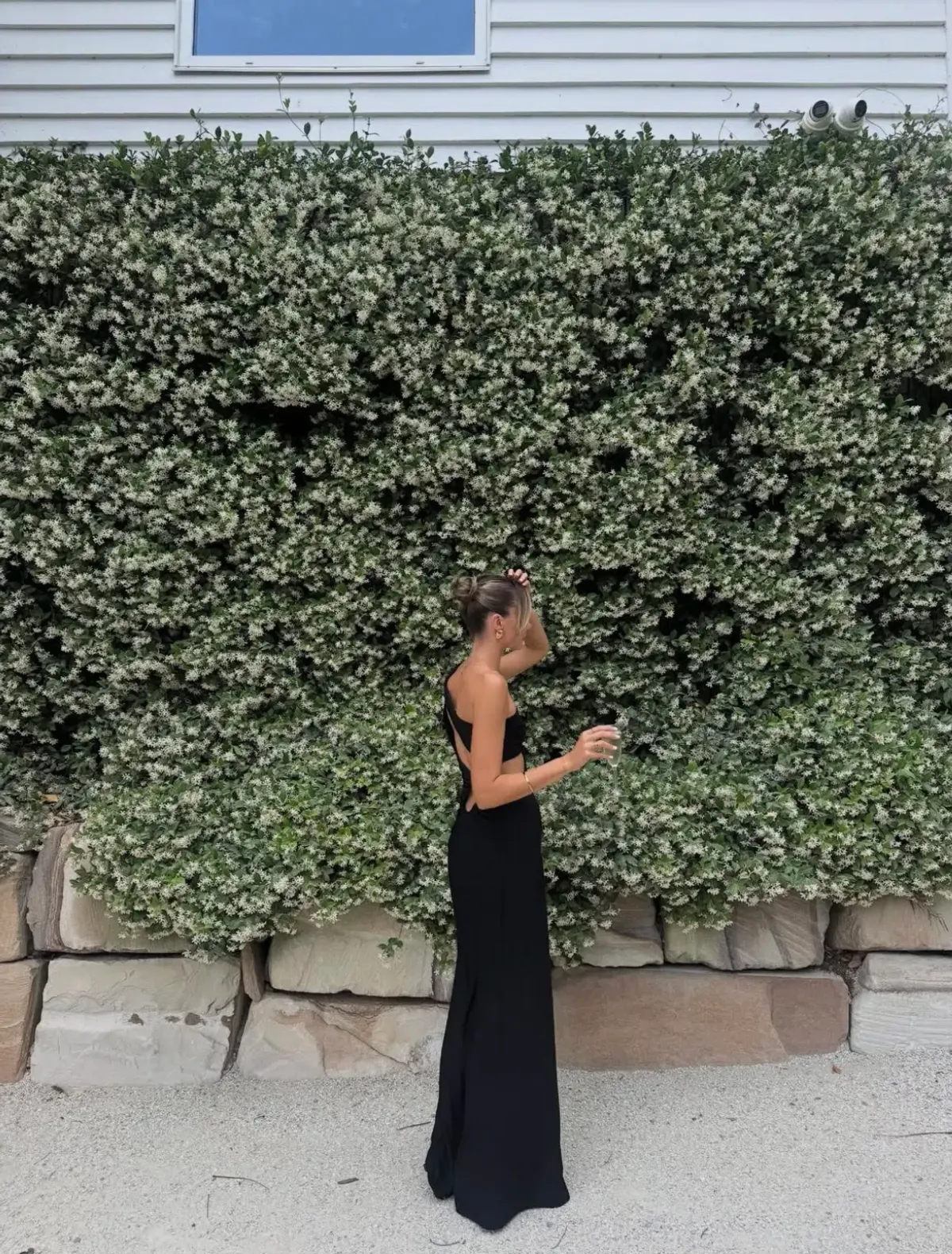 MISHA Collection Demi Dry Cut Out Solstice Hardware Maxi Dress in Black Size S / 8 AU - Image 4