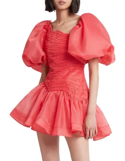 Aje Joan puff sleeve mini dress for rent on The Volte - image 3