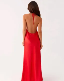 Pepper Mayo maxi red dress size 10 for rent on The Volte - image 3