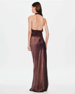 Misha THE 'CELINE' SATIN DRESS for rent on The Volte - image 3