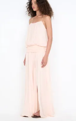 Bec & Bridge, Camille  BLOUSON DRESS, Maxi, Peach, size 8  for rent on The Volte - image 2
