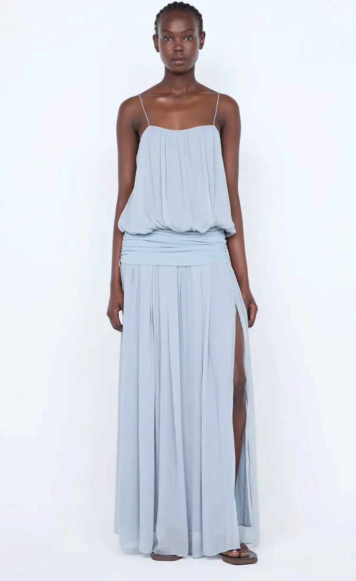 Bec & Bridge, Camille  BLOUSON DRESS, Maxi, Cloud Blue, size 8  - Image 3