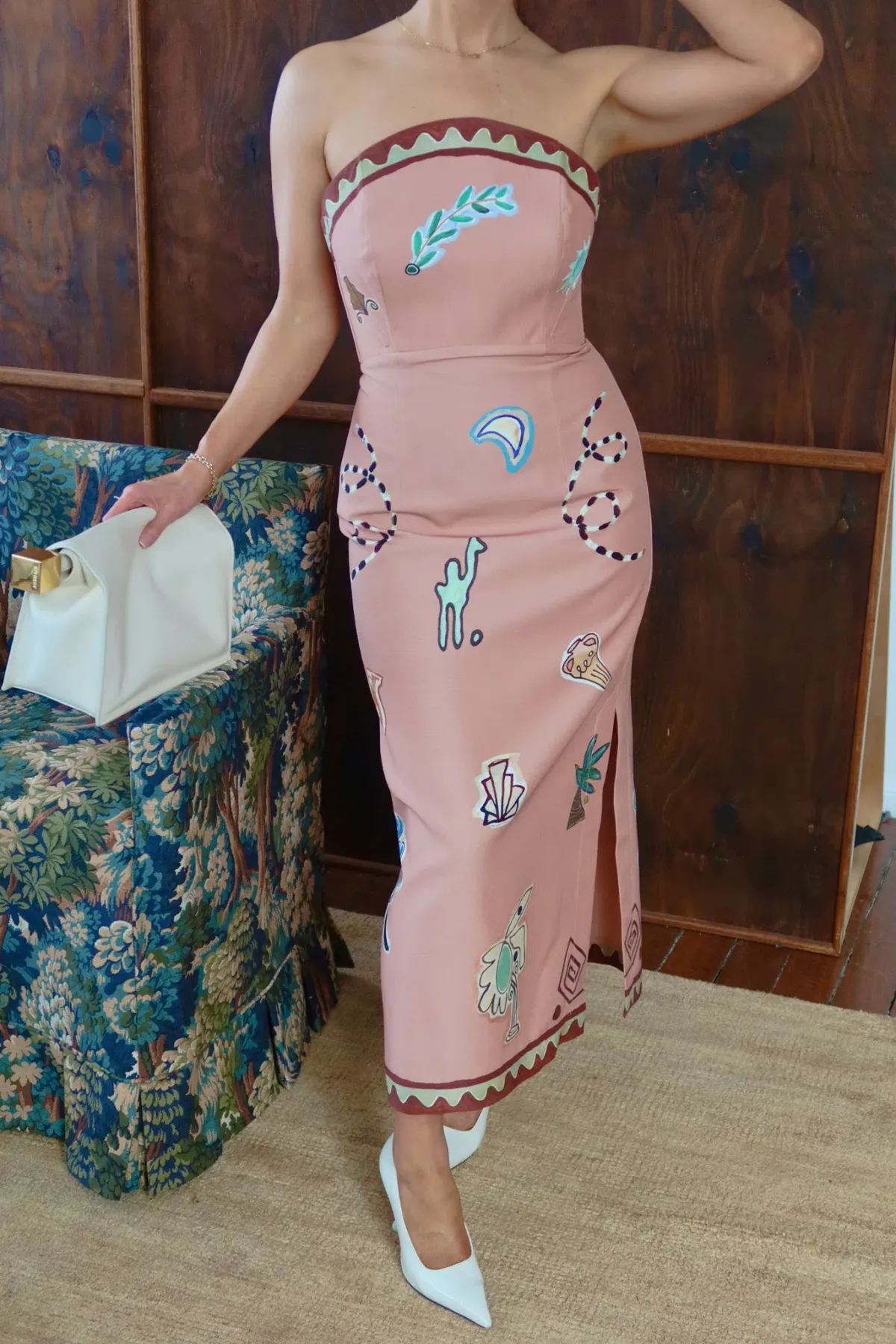 Alemais - La Sirena Exclusive - Laurence Midi Dress sizes 8 - Image 5