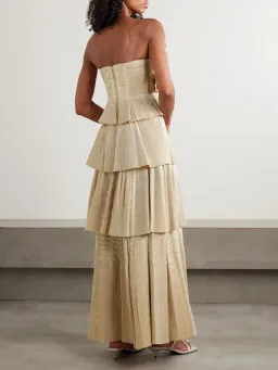 AJE KYRA GOWN GOLD SIZE AU 8 for rent on The Volte - image 2