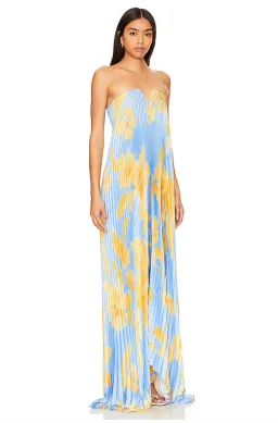 L'IDÉE BLACK TIE JARDIN MAXI DRESS BLUE SIZE 10 for rent on The Volte - image 3