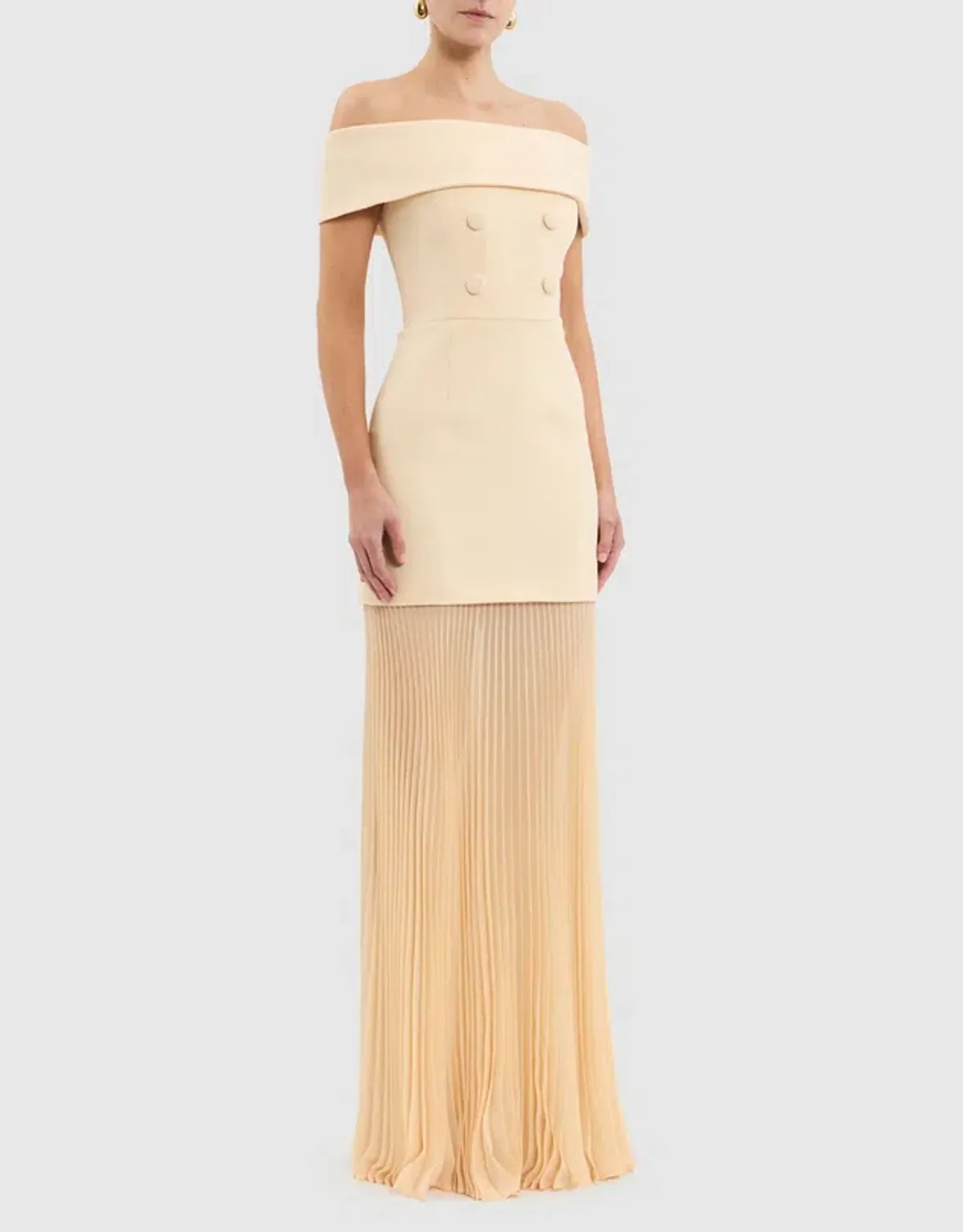 Rebecca Vallance ROWAN MAXI DRESS Yellow size 8 - Image 3