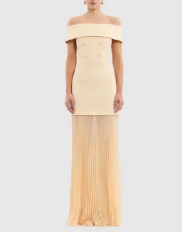 Rebecca Vallance ROWAN MAXI DRESS Yellow size 8 for rent on The Volte - image 1