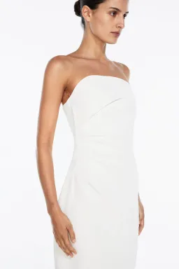 Manning Cartell Fast Forward Strapless Midi Dress in White Size AU8 for rent on The Volte - image 4