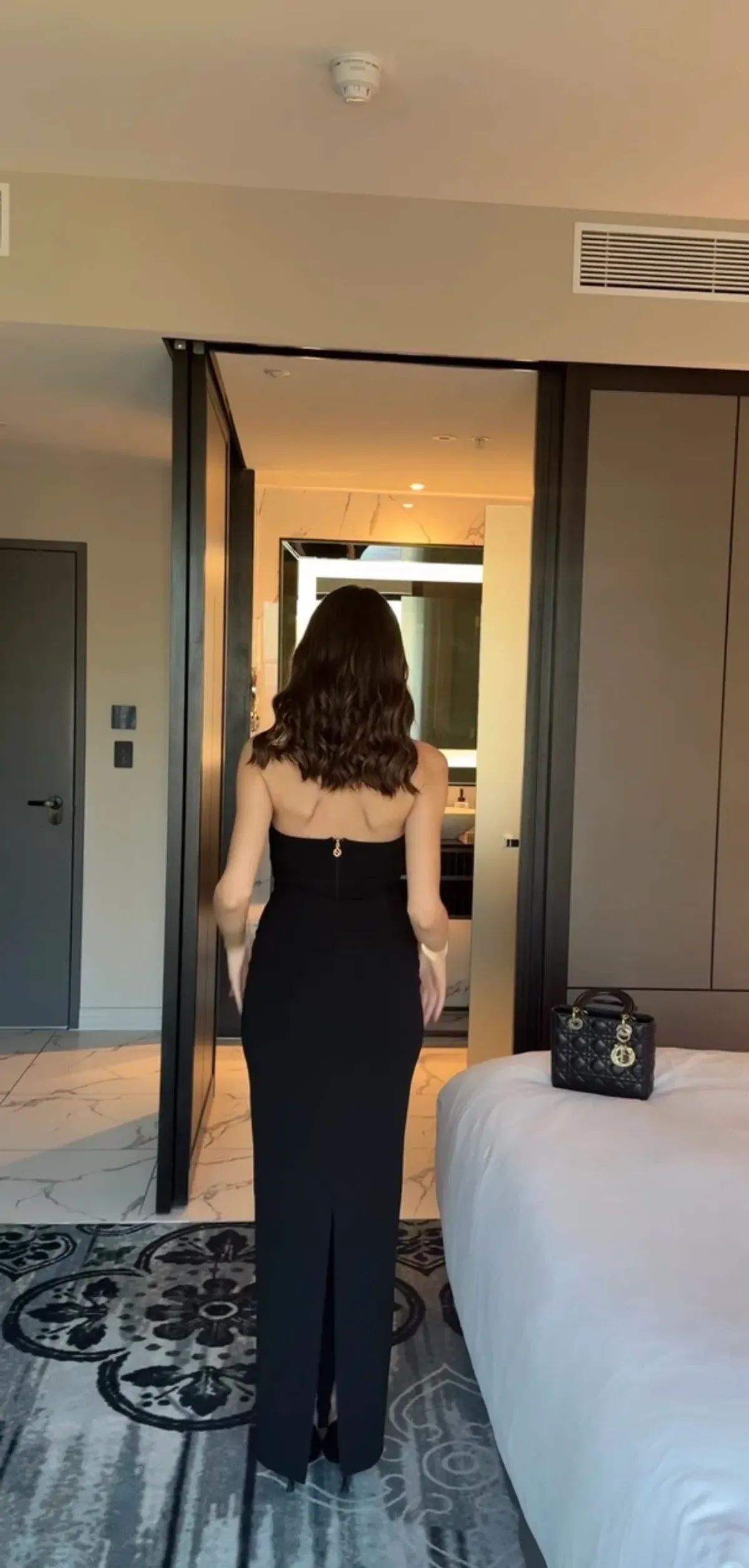 Nookie Strapless Black Maxi Dress Size AU6 - Image 2