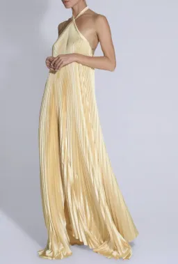 L'idee Deesse Gown Butter Yellow - 10 for rent on The Volte - image 2