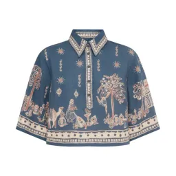 Alemais Acacia Cropped Shirt and Short Set Size 8 for rent on The Volte - image 3