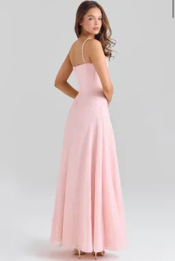 House of CB Esme blush pink maxi dress size 10 for rent on The Volte - image 3