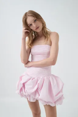 AJE VIOLETTE BUBBLE HEM MINI DRESS SIZE 12 for rent on The Volte - image 1