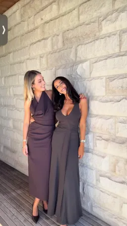 Bec and Bridge Greta Racerback Gown in Dark Chocolate Brown in Size 6 / xs au for rent on The Volte - image 5