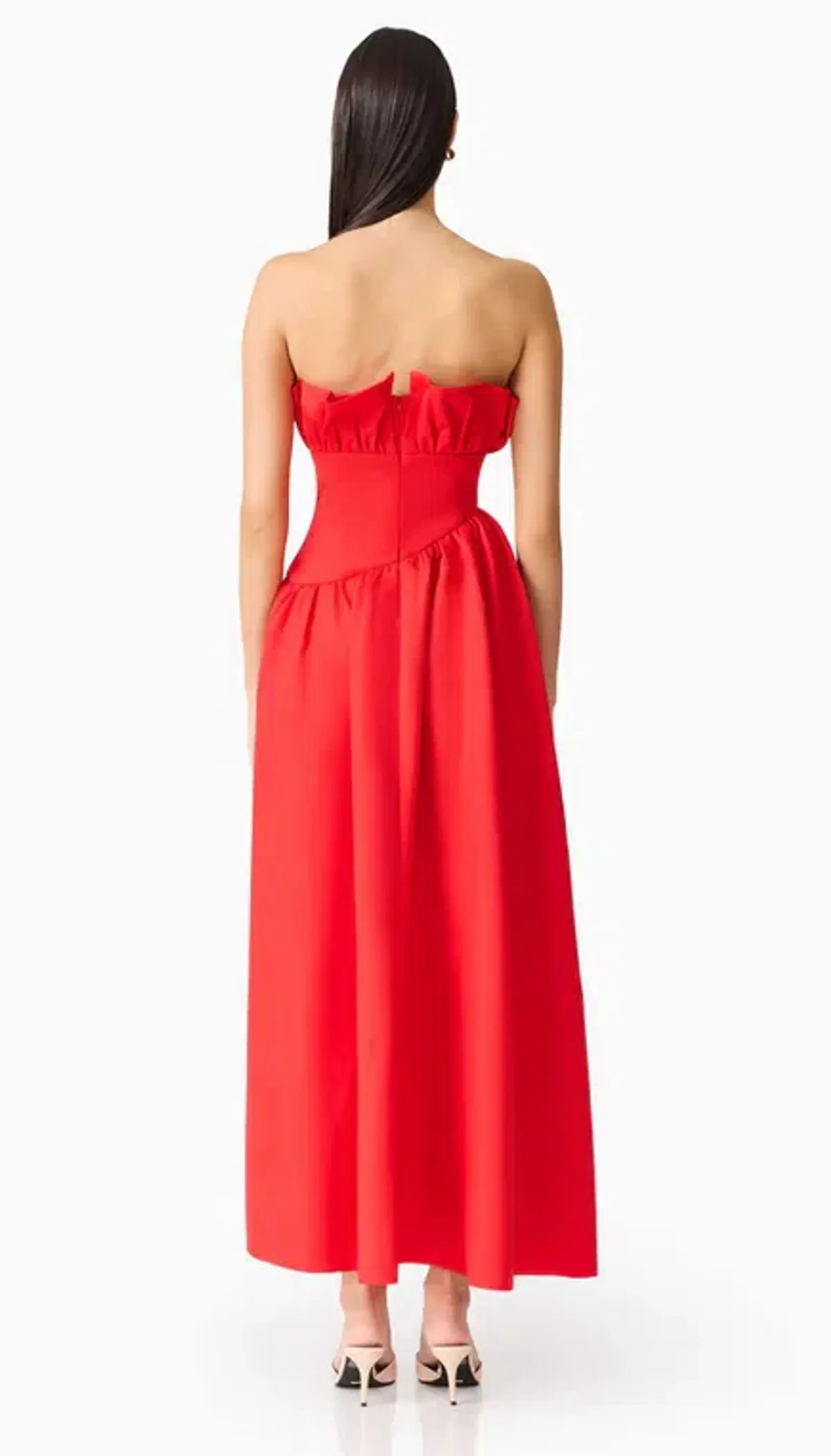 Elliatt Laurel Sleeveless Maxi Dress In Red size S (AU8) - Image 4