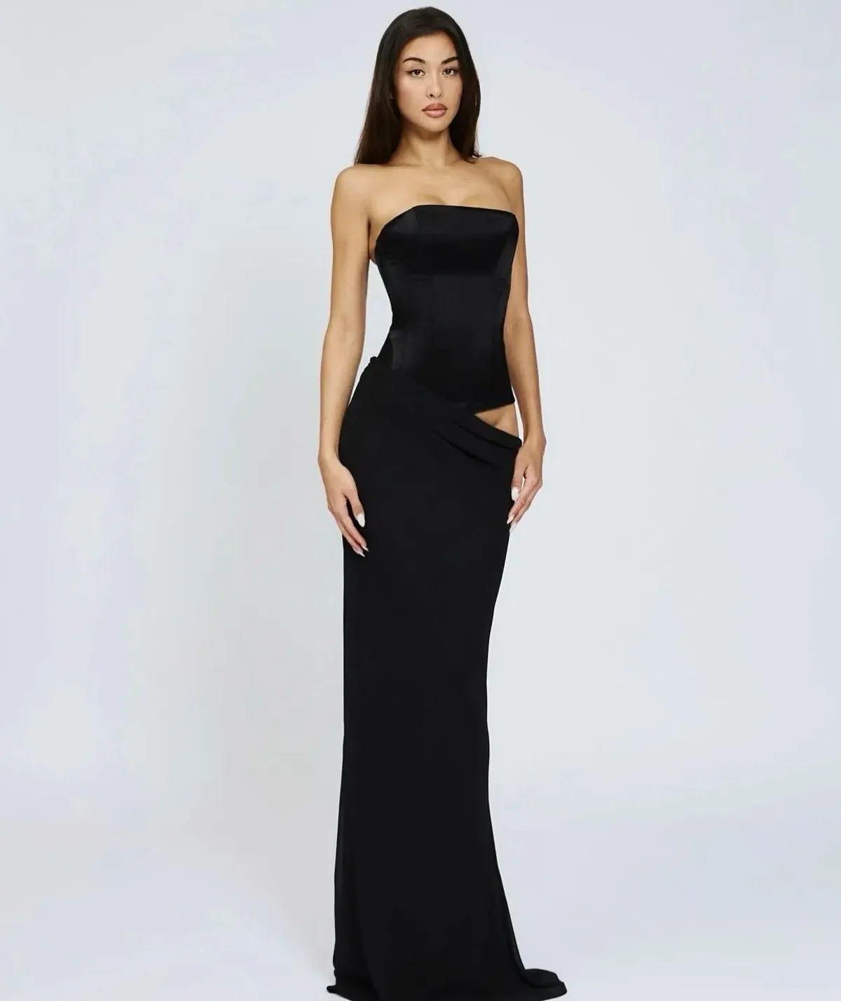 Cherie Attire Clara Maxi Dress black - Image 1