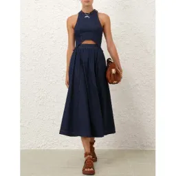 Zimmermann The Denim Racer Dress in Ink  for rent on The Volte - image 1