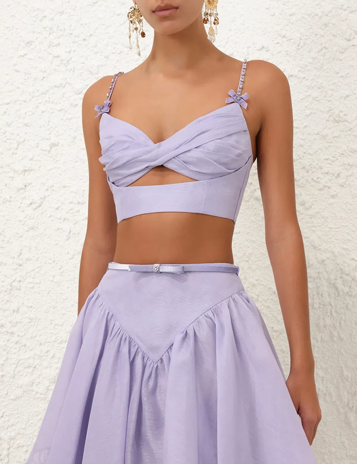 ZIMMERMANN CRUSH LACE TRIM SKIRT AND TOP - Image 4